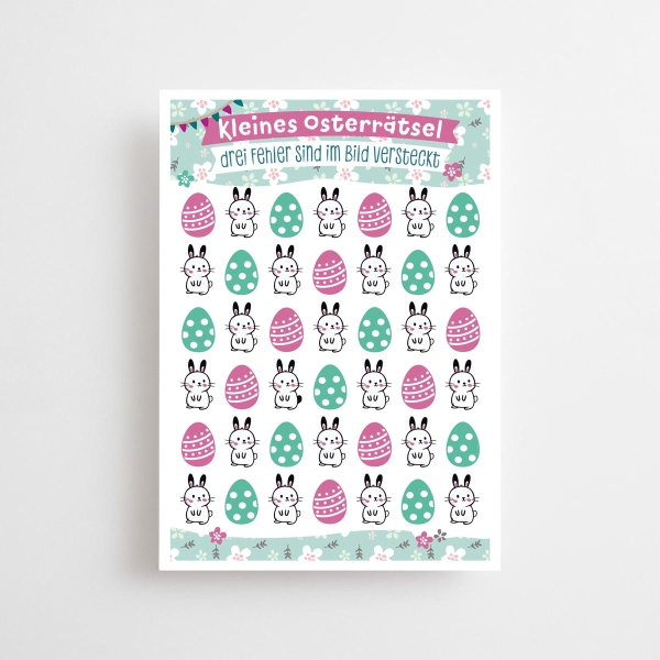 Lustige und originelle Ostergrüße Rätsel